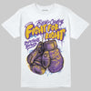 PURPLE Sneakers DopeSkill T-Shirt Fight For Right Graphic Streetwear - White