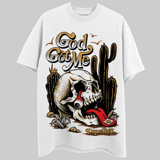 Jordan 11 "Gratitude" DopeSkill T-Shirt God Got Me Graphic Streetwear - White