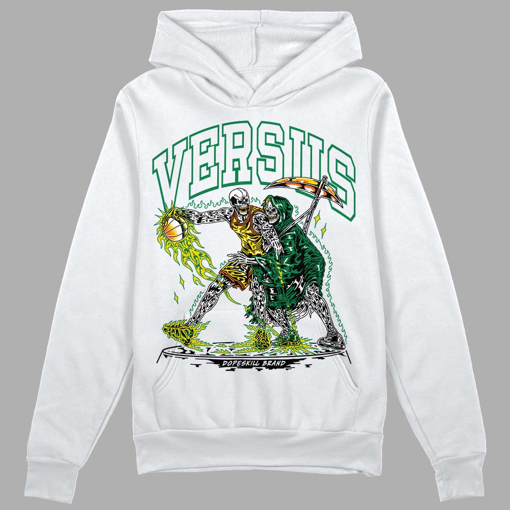 Green Sneakers DopeSkill Hoodie Sweatshirt VERSUS Graphic Streetwear - White