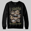 Jordan 3 “Medium Olive” aka “Family Affair” DopeSkill Sweatshirt The Mouth With No Droughts Graphic Streetwear - Black