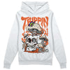 Jordan 3 Georgia Peach DopeSkill Hoodie Sweatshirt Trippin Graphic Streetwear - White