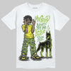 Neon Green Sneakers DopeSkill T-Shirt My Grind Won't Let Me Lose Graphic Streetwear - White