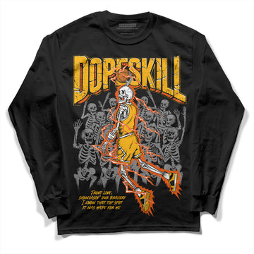 Dunk Low Championship Goldenrod DopeSkill Long Sleeve T-Shirt Thunder Dunk Graphic Streetwear - Black 