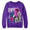 PURPLE Sneakers DopeSkill Purple Sweatshirt Drip'n Never Tripp'n Graphic Streetwear