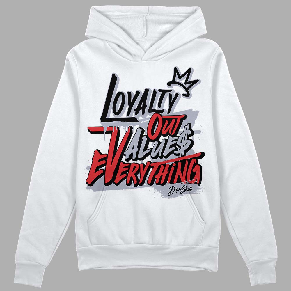 Jordan 4 “Bred Reimagined” DopeSkill Hoodie Sweatshirt LOVE Graphic Streetwear - White