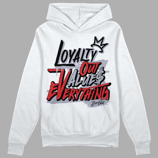 Jordan 4 “Bred Reimagined” DopeSkill Hoodie Sweatshirt LOVE Graphic Streetwear - White