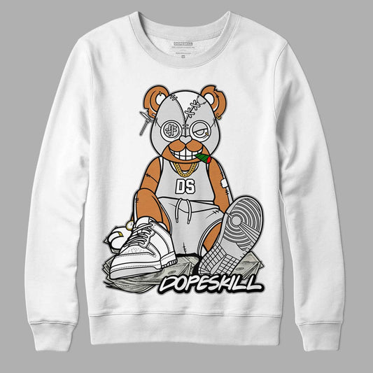 Dunk Low ‘Pure Platinum’ DopeSkill Sweatshirt Greatest Graphic Streetwear - White 