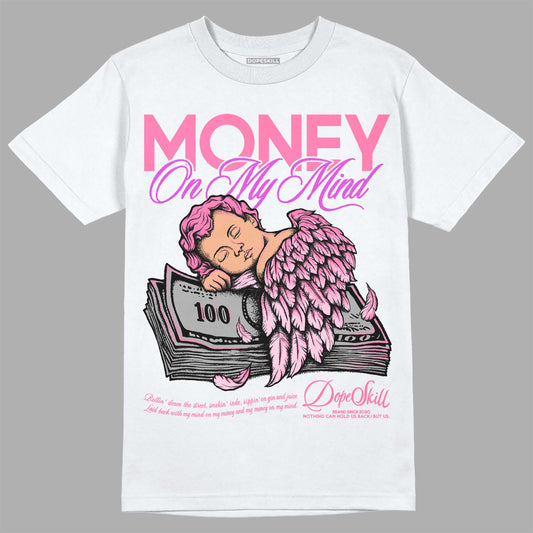 Dunk Low LX Pink Foam DopeSkill T-Shirt MOMM Graphic Streetwear - White