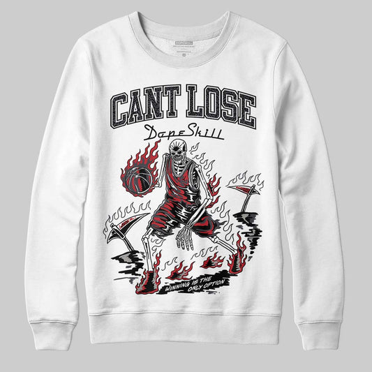 Jordan 3 Retro Black Cat DopeSkill Sweatshirt Cant Lose Graphic Streetwear - White