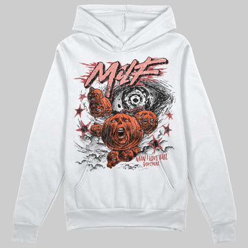 Jordan 13 “Dune Red” DopeSkill Hoodie Sweatshirt MILF Graphic Streetwear - White