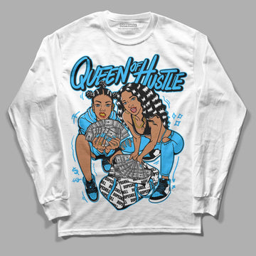 Jordan 1 High Retro OG “University Blue” DopeSkill Long Sleeve T-Shirt Queen Of Hustle Graphic Streetwear - White