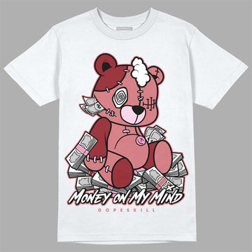 Valentine's Day Collection DopeSkill T-Shirt MOMM Bear Graphic Streetwear - White