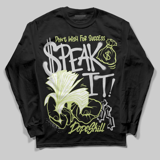 Jordan 4 GS “Light Lemon Twist” DopeSkill Long Sleeve T-Shirt Speak It Graphic Streetwear - black