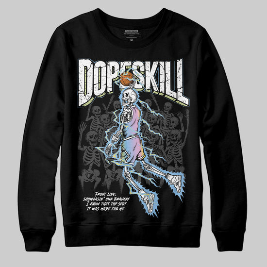 Jordan 5 “Year of the Snake” DopeSkill Sweatshirt Thunder Dunk Graphic Streetwear - Black