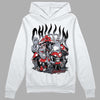 Jordan 4 “Bred Reimagined” DopeSkill Hoodie Sweatshirt Chillin Graphic Streetwear - White