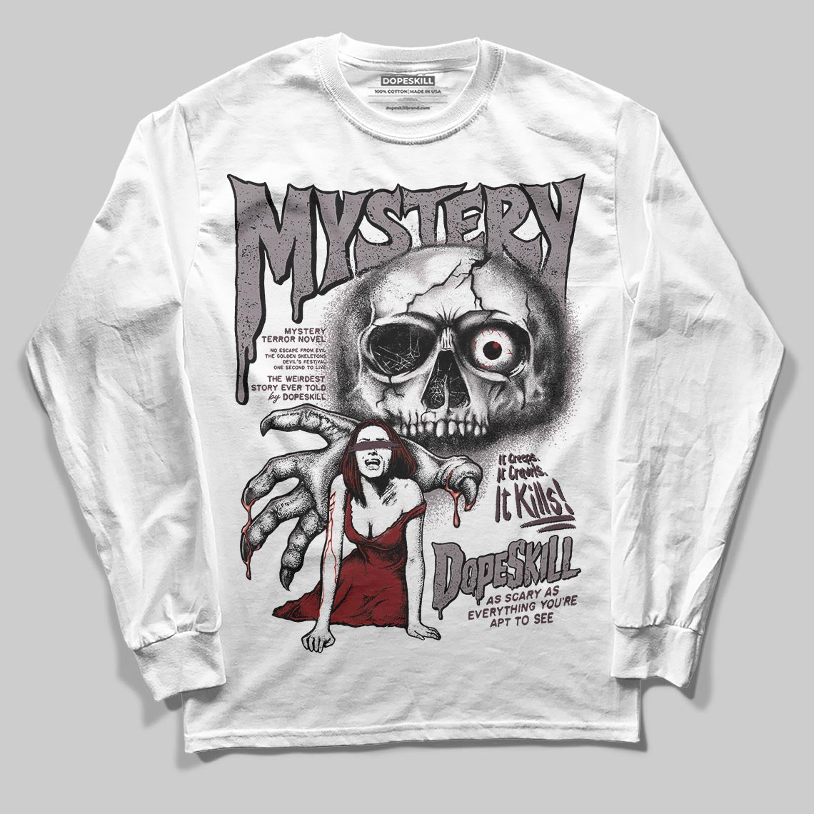 A Ma Maniére x Air Jordan 6 Retro “Smoky Mauve”⁠ DopeSkill Long Sleeve T-Shirt Mystery Ghostly Grasp Graphic Streetwear - White