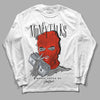 Jordan 6 Retro Toro Bravo DopeSkill Long Sleeve T-Shirt Money Talks Graphic Streetwear - White