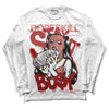 Jordan 13 “Dune Red” DopeSkill Long Sleeve T-Shirt Stay It Busy Graphic Streetwear - White