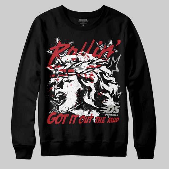 Jordan 8 Retro Bugs Bunny (2025) DopeSkill Sweatshirt Got It Out The Mud Graphic Streetwear - black