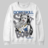 Jordan 9 Retro 'Flint Grey' 2026 DopeSkill Sweatshirt Stay It Busy Graphic Streetwear - White