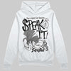 Jordan 10 Retro Shadow (2025) DopeSkill Hoodie Sweatshirt Speak It Graphic Streetwear - White