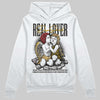 Jordan 12 Retro 'Taxi' 2025 DopeSkill Hoodie Sweatshirt Real Lover Graphic Streetwear - White
