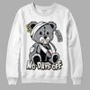 Jordan 1 Retro Low OG Black Cement DopeSkill Sweatshirt Hurt Bear Graphic Streetwear - White