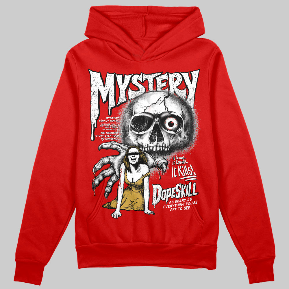 Jordan 11 “Bred Velvet” DopeSkill Red Hoodie Sweatshirt Mystery Ghostly Grasp Graphic Streetwear