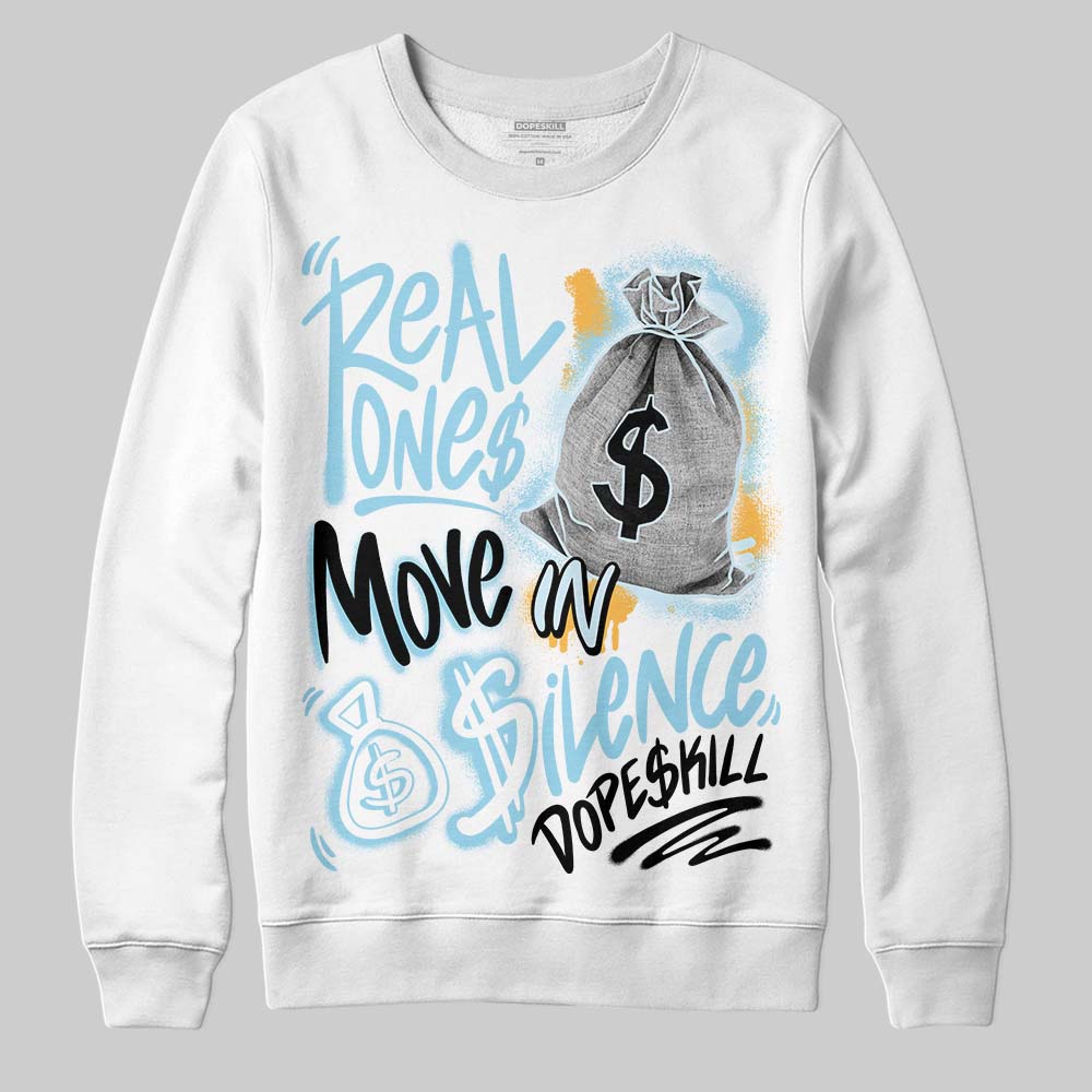 Vans Knu Stack Vintage Satin Dream Blue DopeSkill Sweatshirt Real Ones Move In Silence Graphic Streetwear - WHite