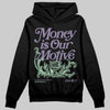 Jordan 1 Retro Low OG Zion Williamson Voodoo Alternate DopeSkill Hoodie Sweatshirt Money Is Our Motive Typo Graphic Streetwear - Black