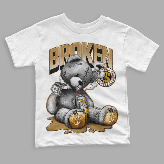 Jordan 13 Wheat 2023 DopeSkill Toddler Kids T-shirt Sick Bear Streetwear - WHite