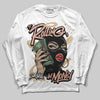 TAN Sneakers DopeSkill Long Sleeve T-Shirt Rolling in Money Graphic Streetwear - White