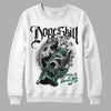 Jordan 3 "Green Glow" DopeSkill Sweatshirt Money Loves Me Graphic Streetwear - White 