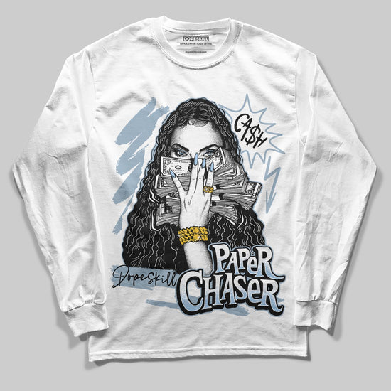 Jordan 40 “Blue Suede” DopeSkill Long Sleeve T-Shirt NPC Graphic Streetwear - White