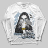 Jordan 40 “Blue Suede” DopeSkill Long Sleeve T-Shirt NPC Graphic Streetwear - White