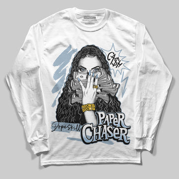 Jordan 40 “Blue Suede” DopeSkill Long Sleeve T-Shirt NPC Graphic Streetwear - White