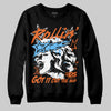Orange, Black and White Sneakers DopeSkill Sweatshirt Got It Out The Mud Graphic Streetwear - Black