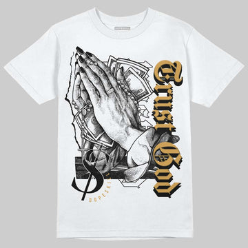 Jordan 11 "Gratitude" DopeSkill T-Shirt Trust God Graphic Streetwear - White