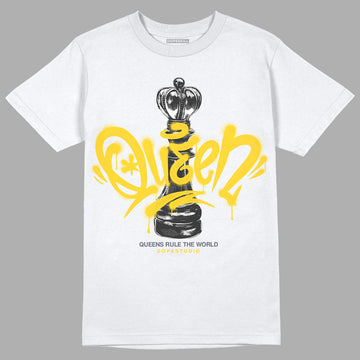 Jordan 4 Lightning DopeSkill T-Shirt Queen Chess Graphic Streetwear - White