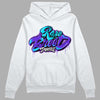 Jordan 6 "Aqua" DopeSkill Hoodie Sweatshirt Rare Breed Type Graphic Streetwear - White 