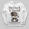 SoleFly x Air Jordan 12 Retro SP 'Cafecito/Baroque Brown' DopeSkill Long Sleeve T-Shirt Owe It To Yourself Graphic Streetwear - White