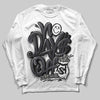 Jordan 3 Retro Black Cat DopeSkill Long Sleeve T-Shirt No Days Off Graphic Streetwear - White