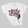 AJ Spizike Bred DopeSkill Women's Crop Top Trust No One Graphic