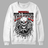 Jordan Spizike Low Bred DopeSkill Sweatshirt Trapped Halloween Graphic Streetwear - White 