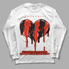 Jordan 6 Retro Toro Bravo DopeSkill Long Sleeve T-Shirt Juneteenth Heart Graphic Streetwear - White