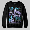 Jordan 8 Retro 'Aqua' 2025 DopeSkill Sweatshirt Broken Bones Graphic Streetwear - Black