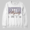 Harris Tweed x Dunk Low Denim Turquoise and Baroque Brown DopeSkill Sweatshirt Better Myself Graphic Streetwear - White 