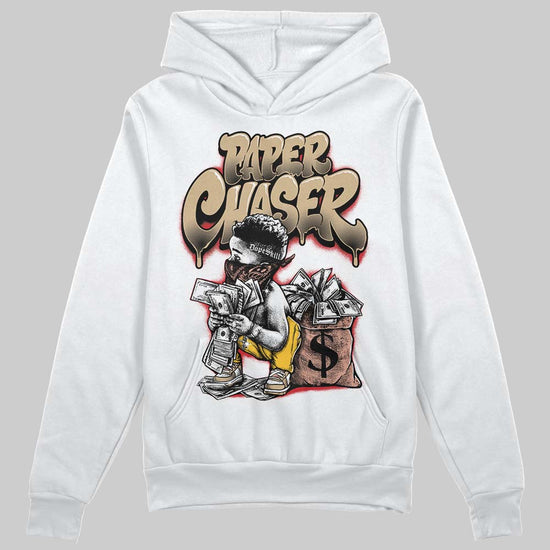 TAN Sneakers DopeSkill Hoodie Sweatshirt Paper Chaser Boy Graphic Streetwear - White 