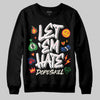 Jordan 11 Retro 285 Atlanta DopeSkill Sweatshirt Let 'em Hate Graphic Streetwear - Black