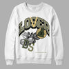 Jordan 4 Retro SE Craft Medium Olive DopeSkill Sweatshirt Loser Lover Graphic Streetwear - White